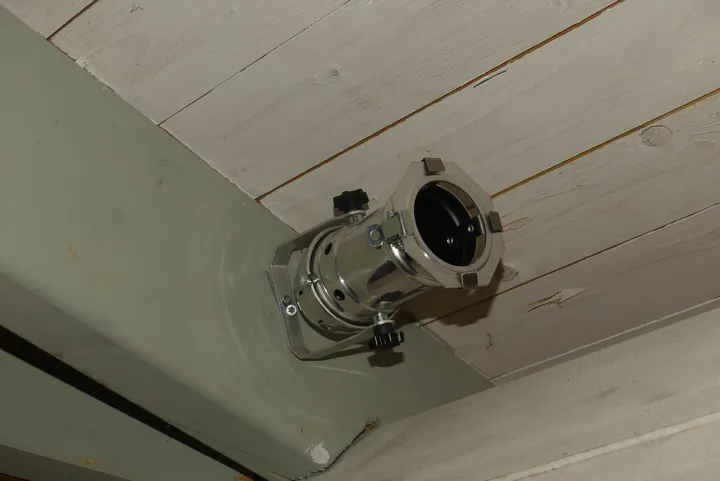 6x PAR-Scheinwerfer, Metall, deckenmontiert